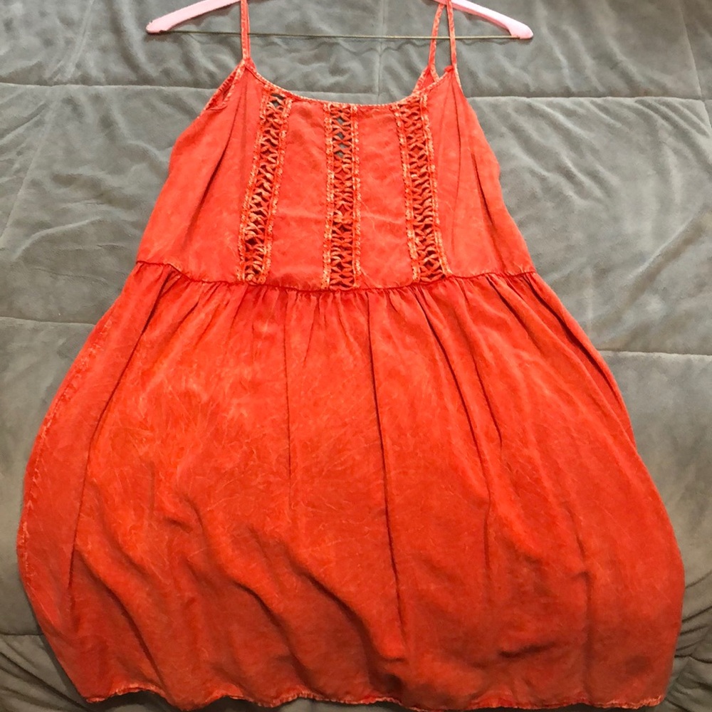Orange dress